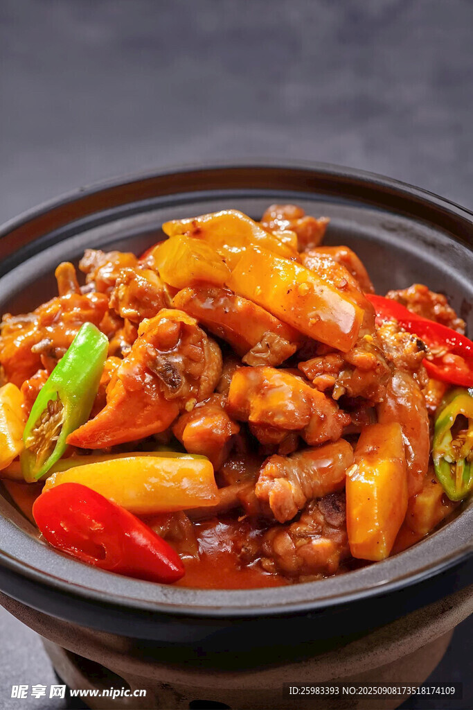黄焖鸡砂锅