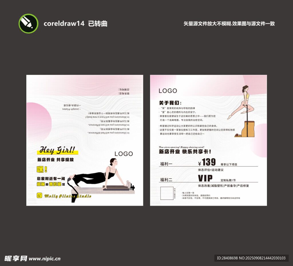 宠物美容服务宣传单页