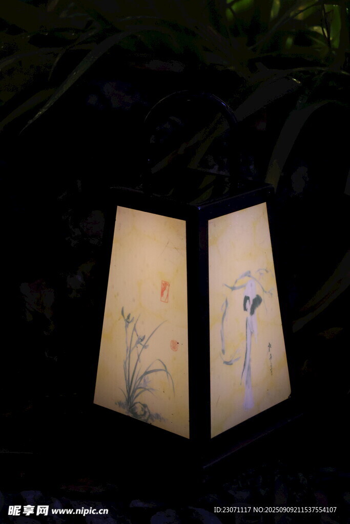 中式古风地灯