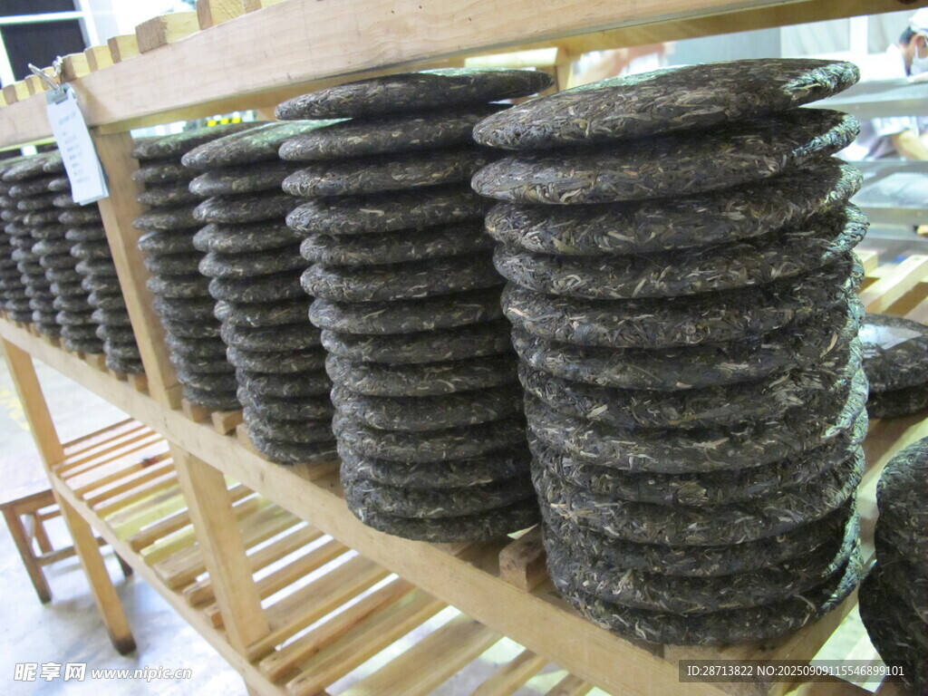 普洱茶饼的仓储