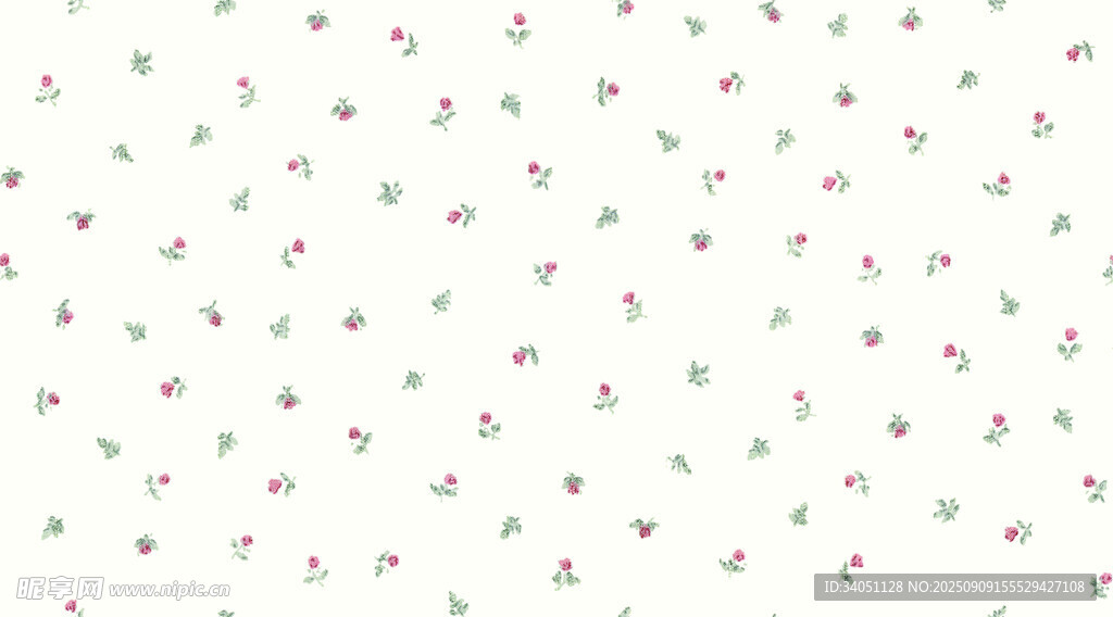 多彩碎花无缝背景图案