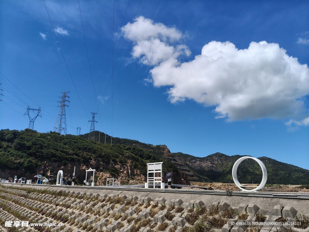 田园风光中的特色景观