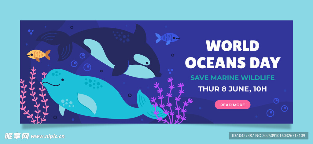 世界海洋日宣传海报