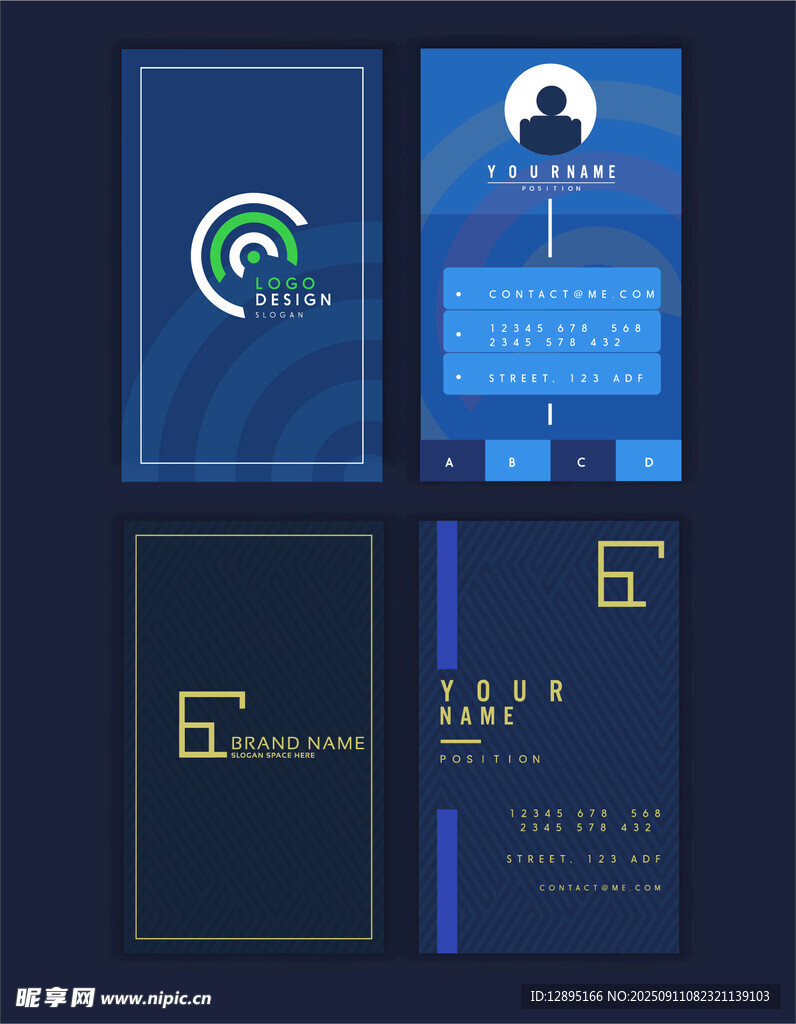 科技风手机界面设计展示