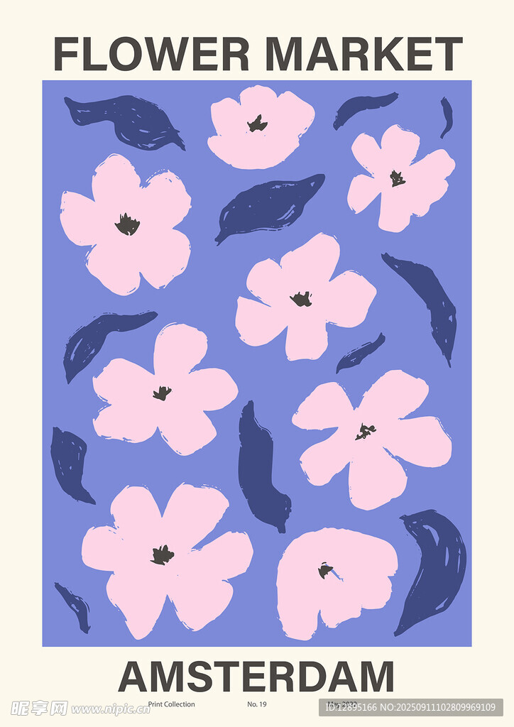 阿姆斯特丹花卉市场图案