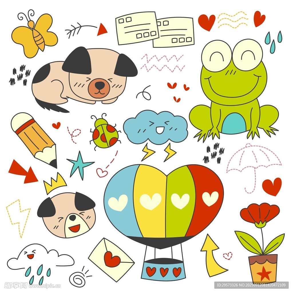 可爱风卡通素材