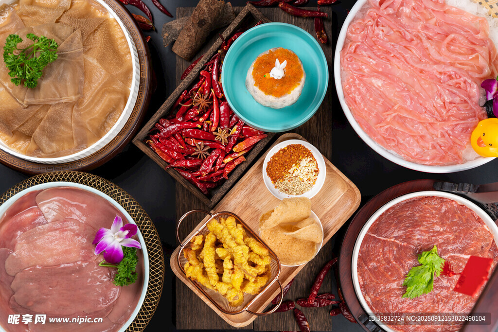 丰盛火锅食材大集合