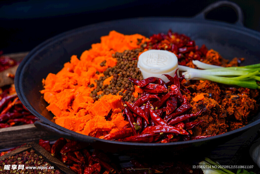 麻辣鲜香火锅底料食材