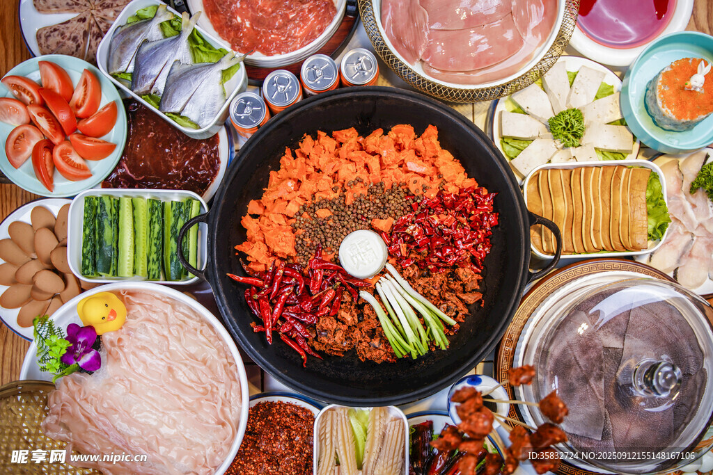 丰盛火锅食材大集合