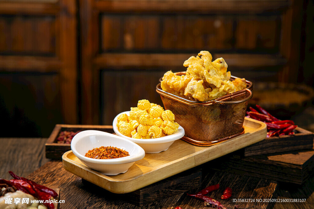 美味爆米花配特色蘸料