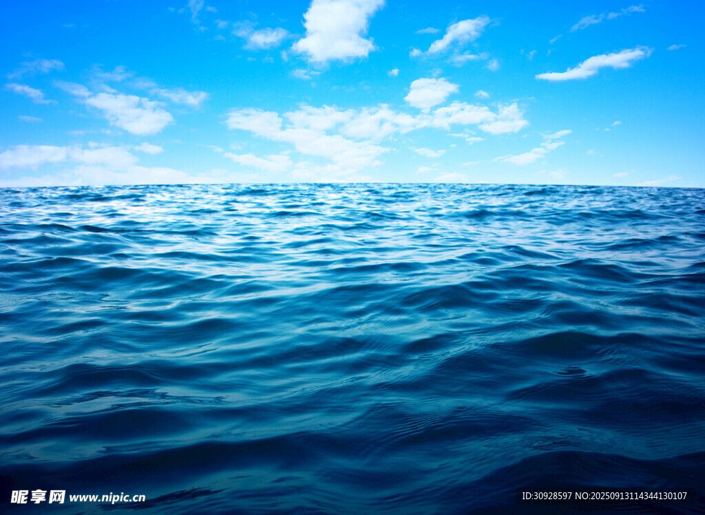 蓝天白云大海