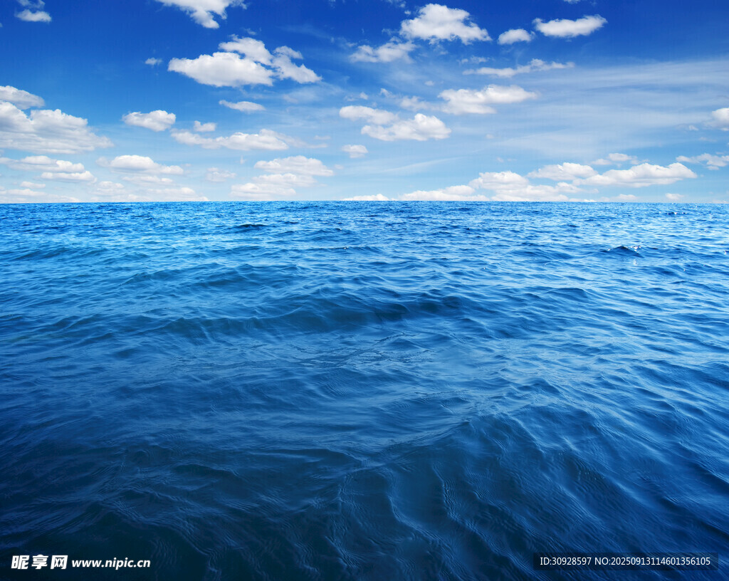 蓝天白云大海