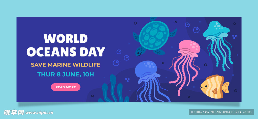 世界海洋日宣传海报