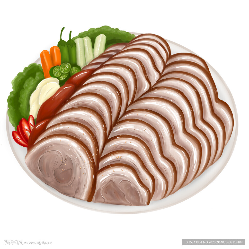 美味千层猪耳拼盘