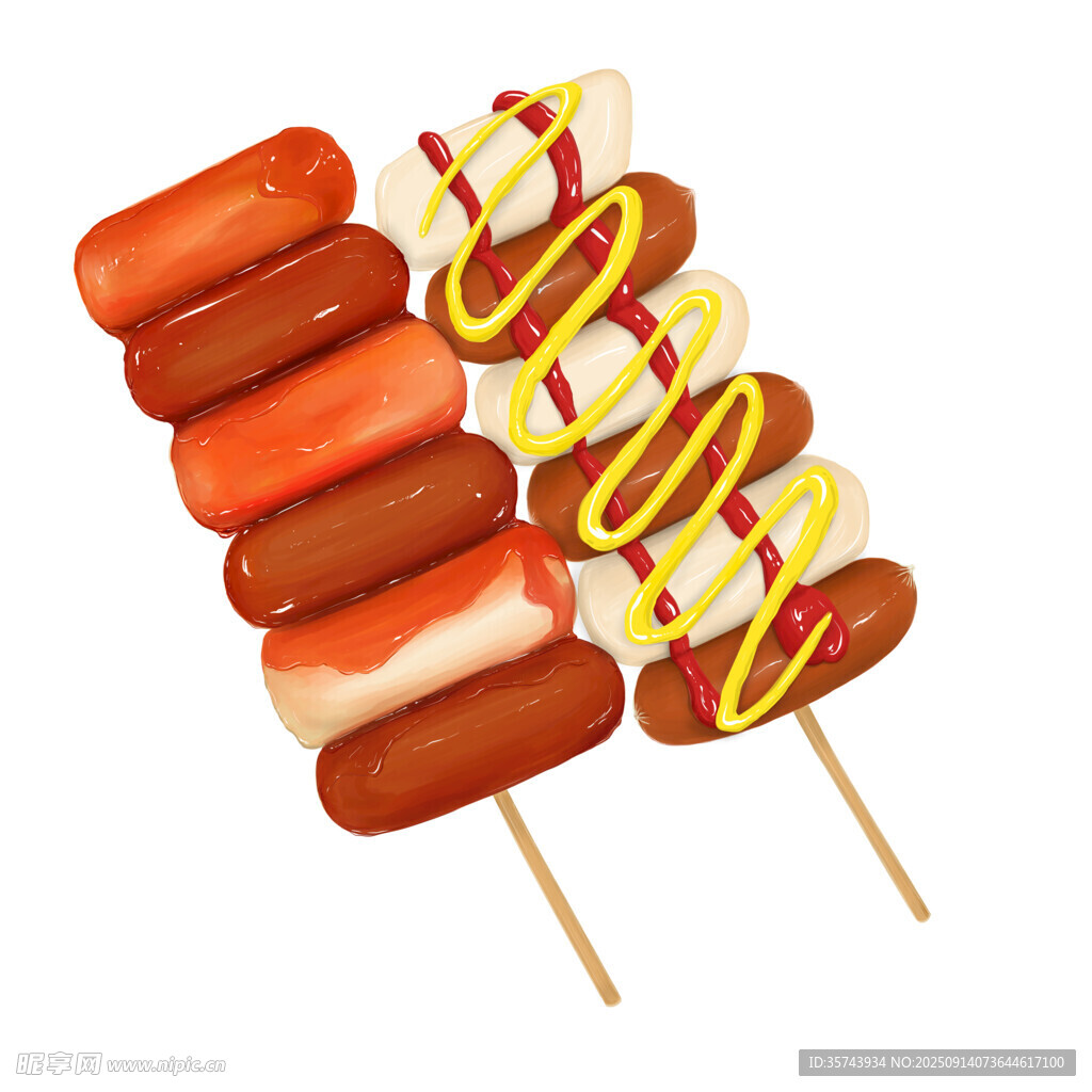美味热狗串