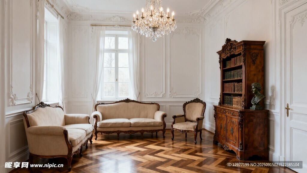 典雅欧式风格客厅空间