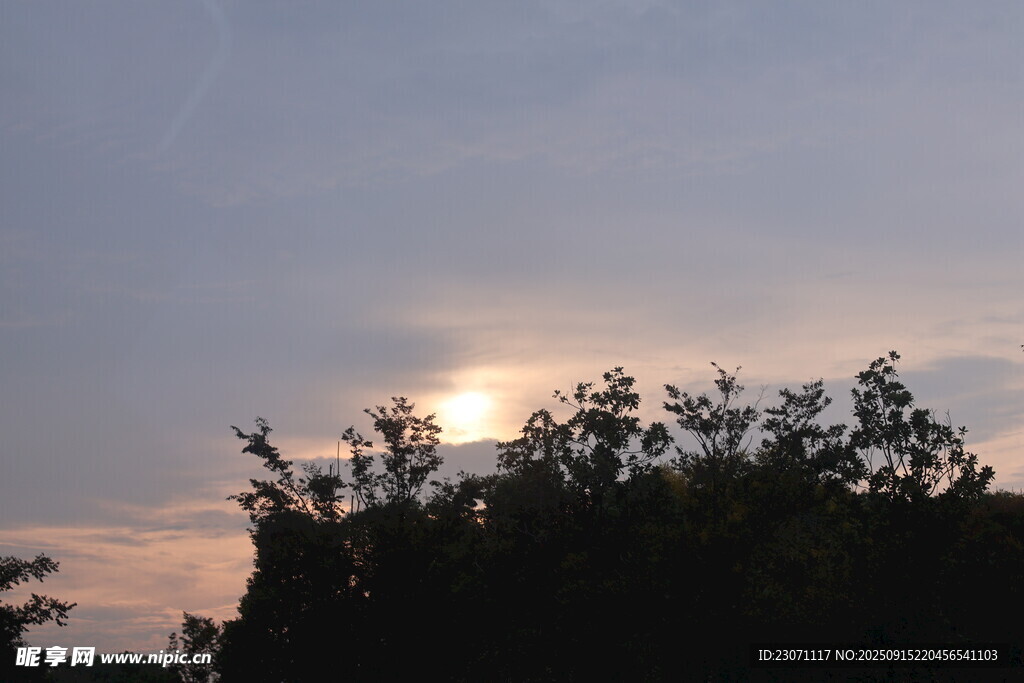 夕阳日落