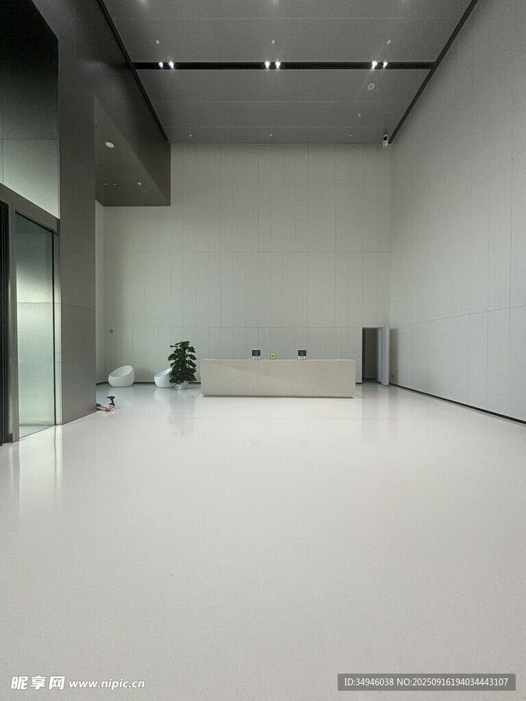 空旷现代室内空间场景