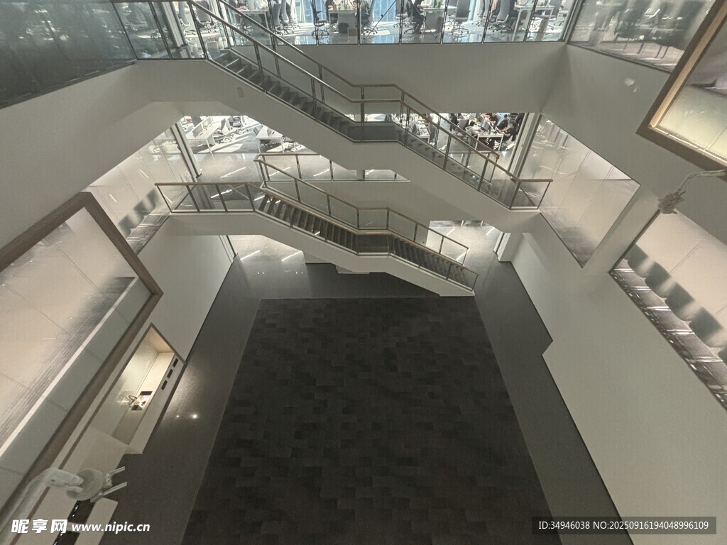 现代风格室内楼梯景观