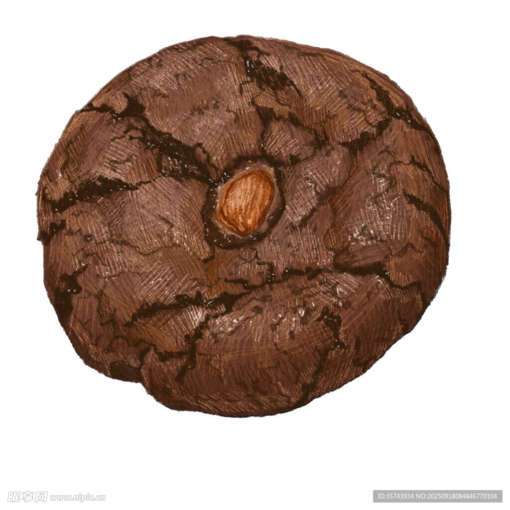 杏仁巧克力曲奇饼干