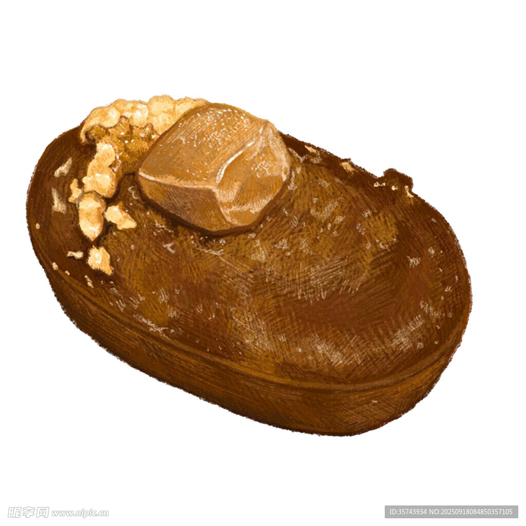 巧克力坚果夹心糖果