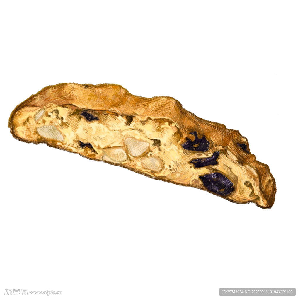 巧克力坚果意式脆饼