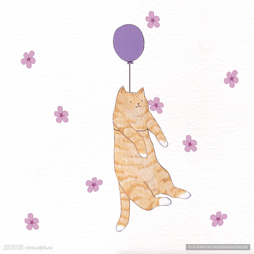 跳跃抓球的可爱橘猫