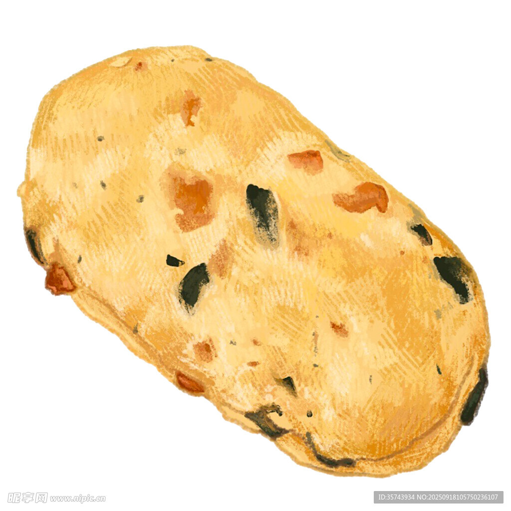 蔓越莓坚果味面包