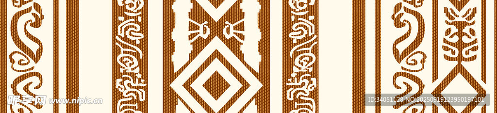 复古民族风几何图案装饰