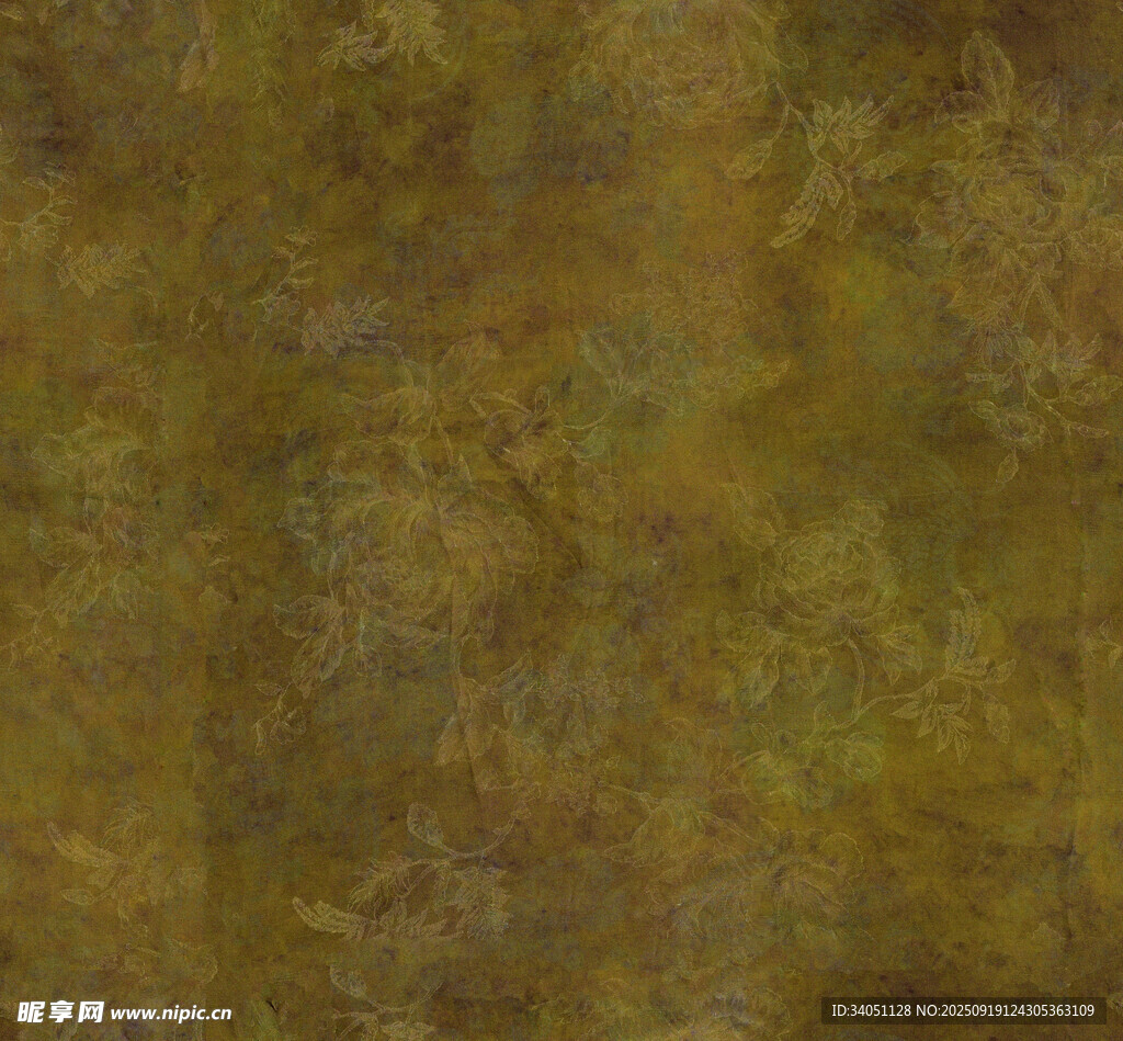 复古斑驳的棕黄色纹理背景