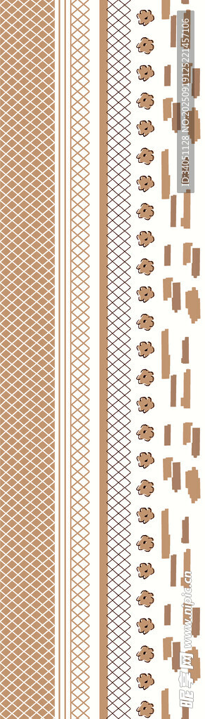 米色条纹花边纹理图案