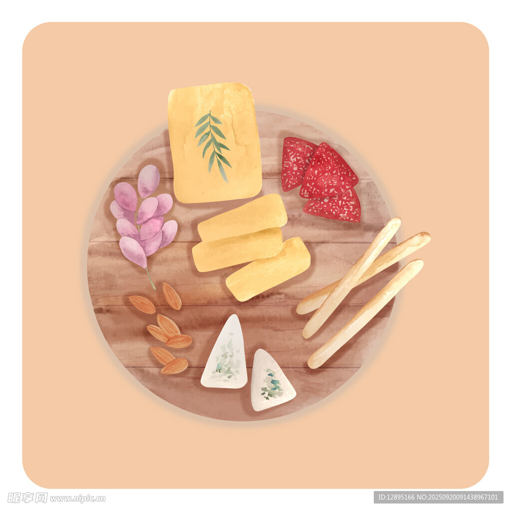 中式糕点与茶饮组合展示