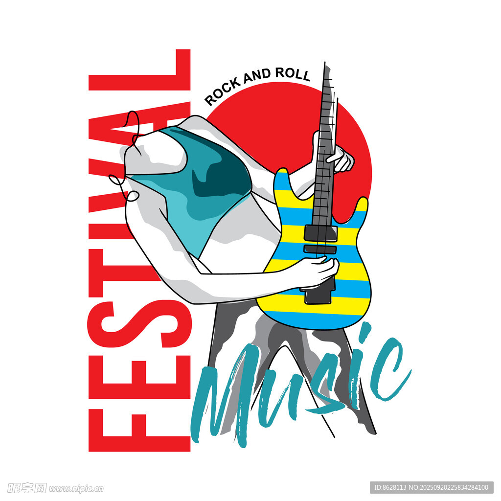 音乐节日庆典标志设计