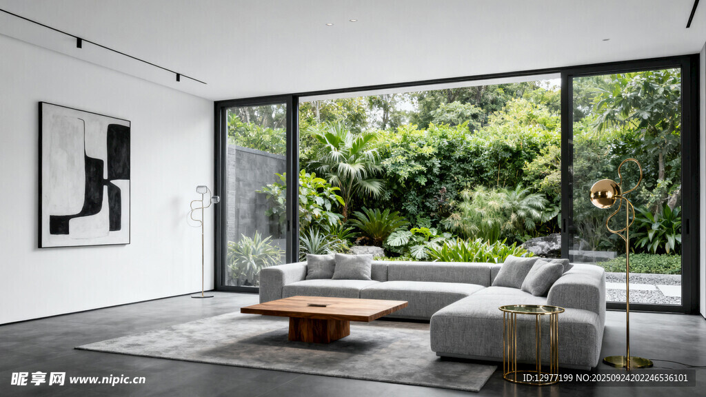 现代简约风客厅室内景观