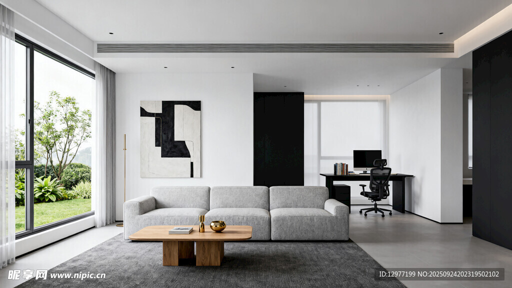 现代简约风格客厅空间