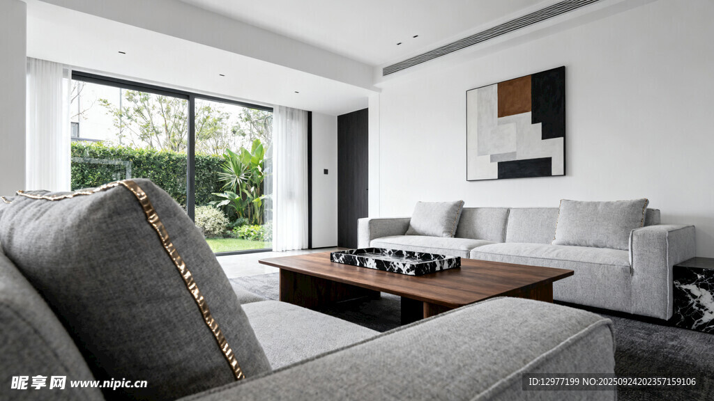 现代简约风客厅室内场景
