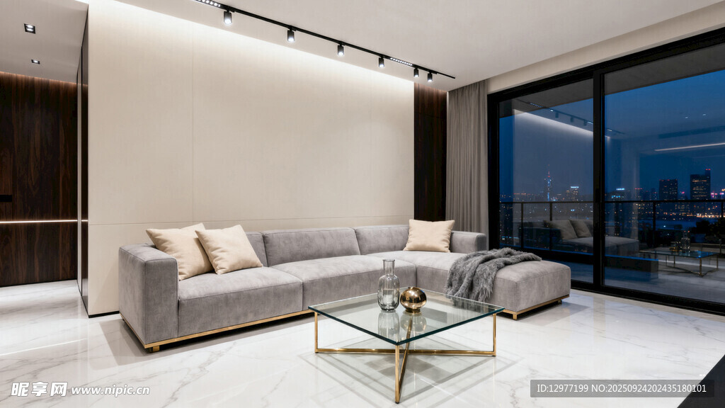 现代简约风格客厅一角