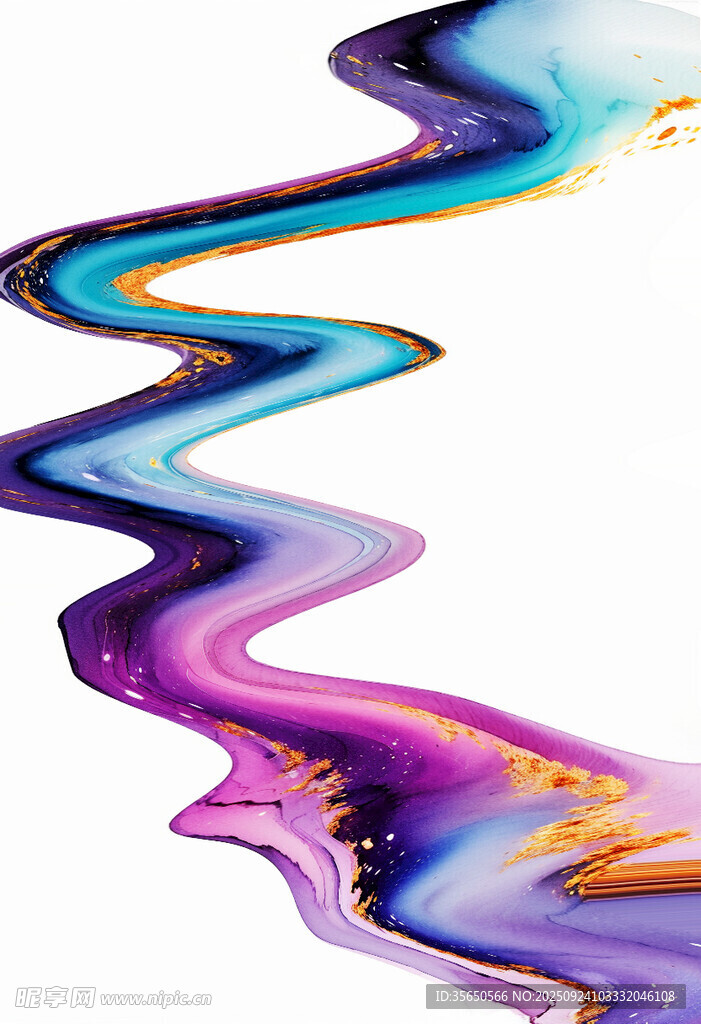 绚丽多彩流体艺术图案