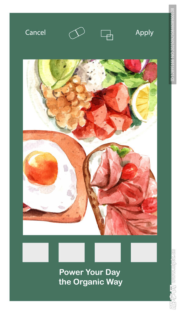 新鲜多样食材展示