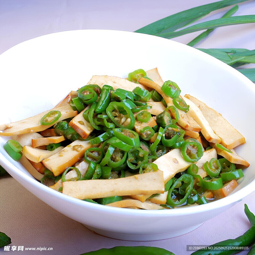 青椒炒豆干