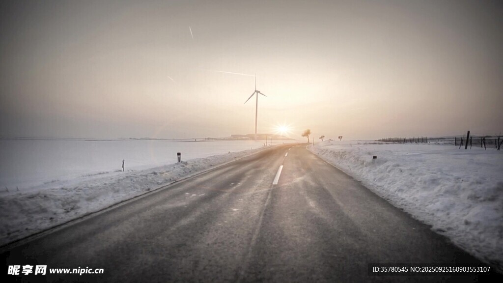 开车第一视角素材