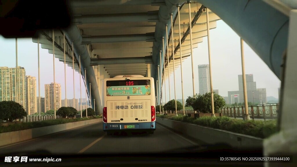 开车第一视角素材