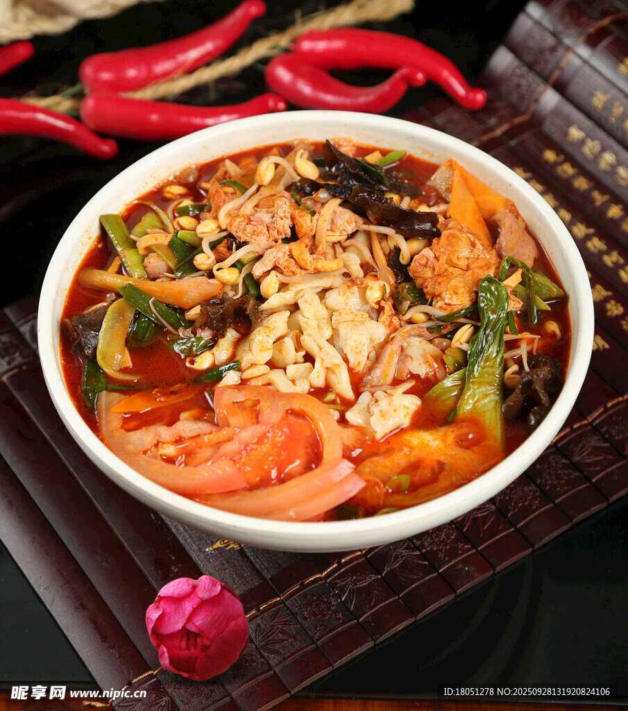 特色陕西面   烩麻食