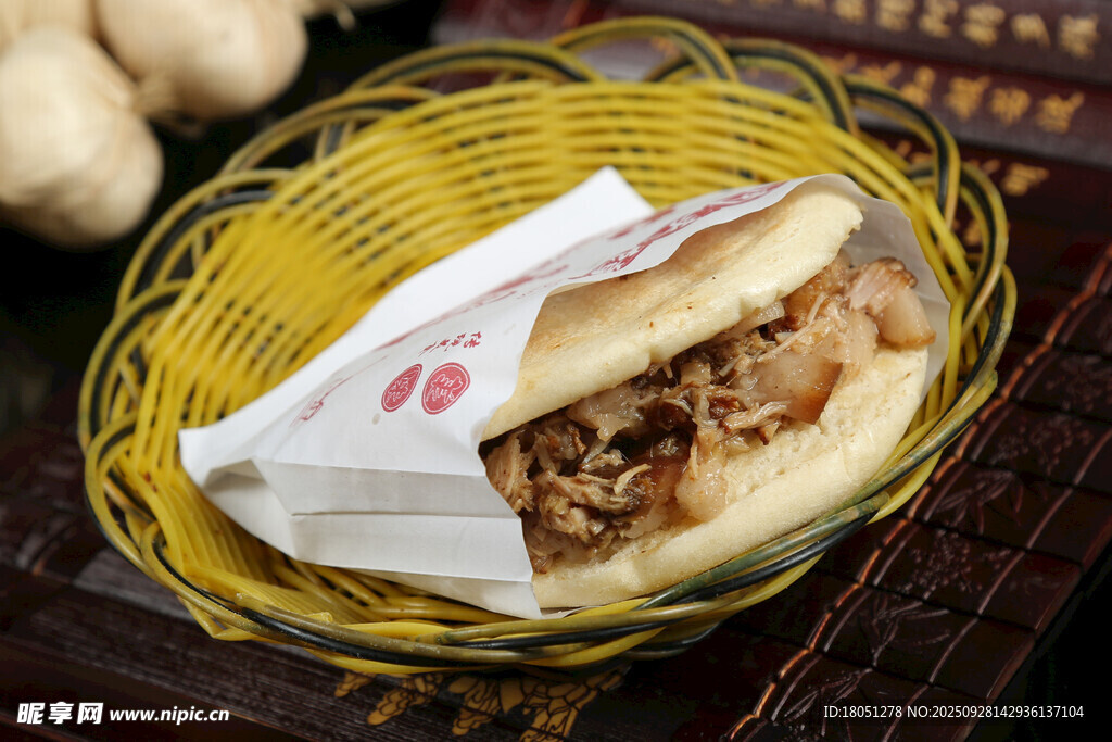 陕西美食 肉夹馍