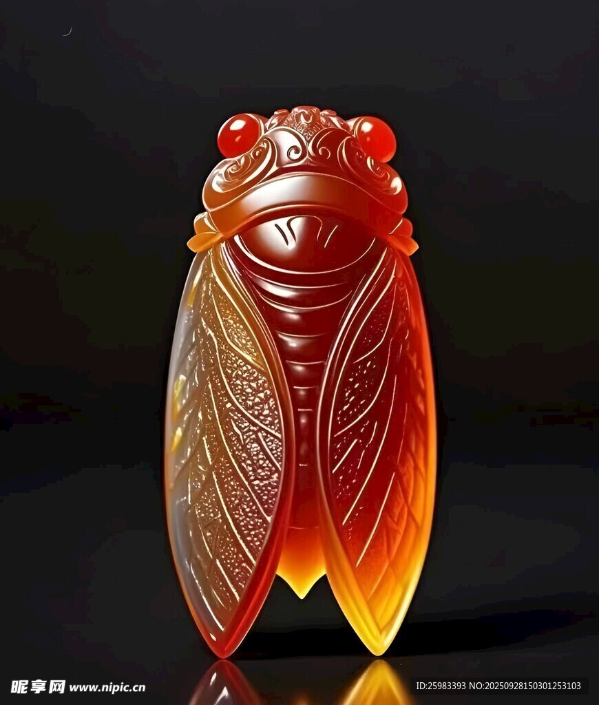 红玛瑙蝉