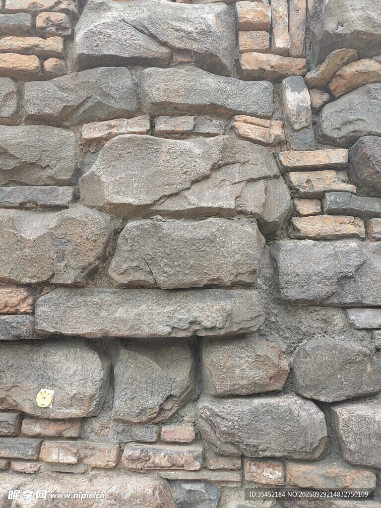 石砌墙面纹理背景