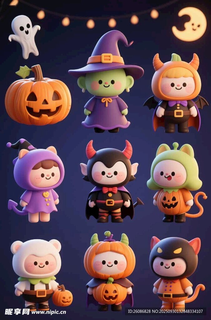 万圣节通角色PNG