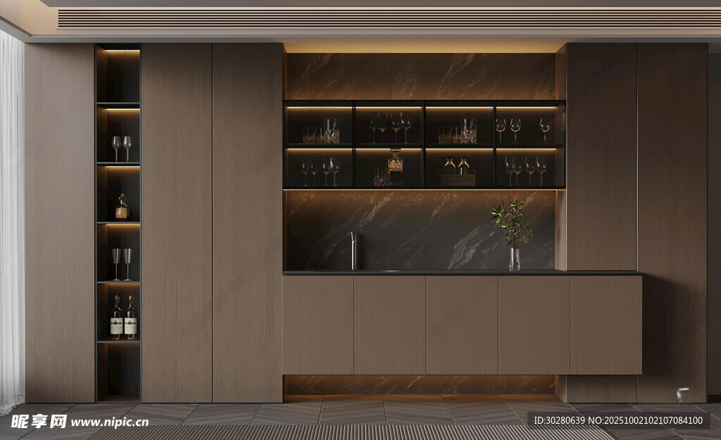 酒柜 餐边柜 玻璃柜 装饰柜 