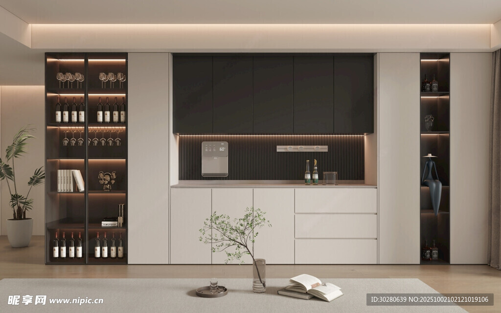 酒柜 餐边柜 玻璃柜 装饰柜 