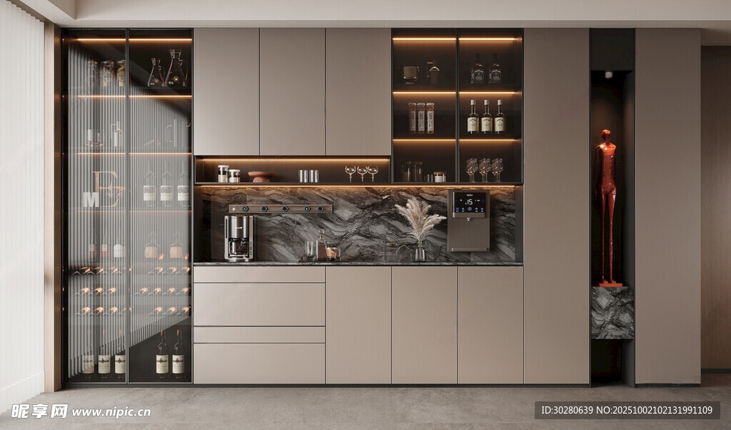 酒柜 餐边柜 玻璃柜 装饰柜 